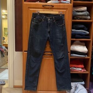 Levi's 505 Men’s Dark Indigo Straight Jeans